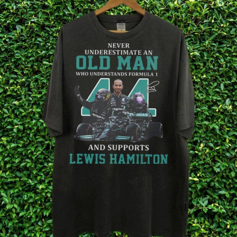 Lewis Hamilton Formula One Retro Racing Unisex T-Shirt